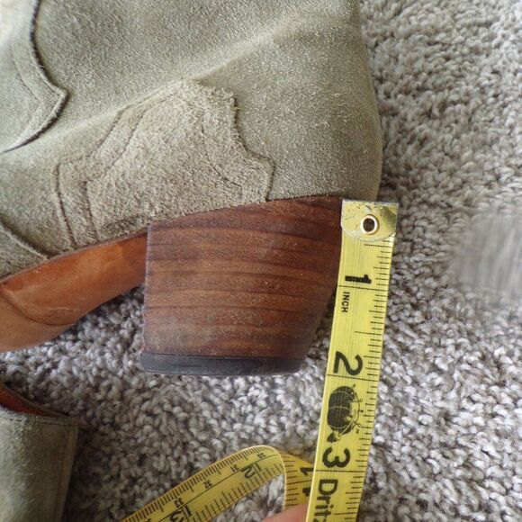 Isabel Marant suede green dicker boots 36 - Picture 10 of 11